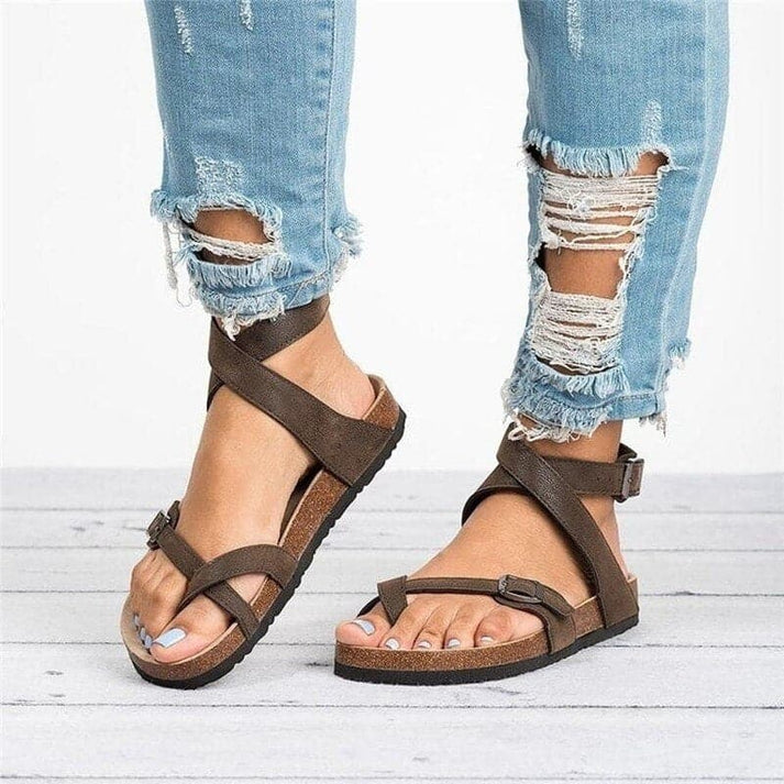 Leonora - Elegante sandalen met leren bandjes