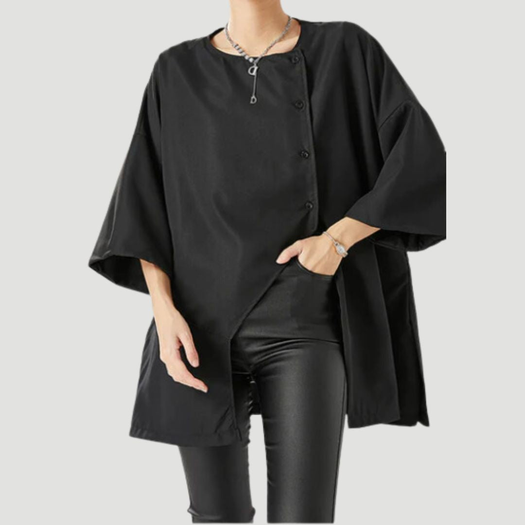 Barbara - Elegante asymmetrische blouse