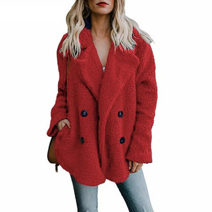 Albertha Coat | Women's Teddy Coat