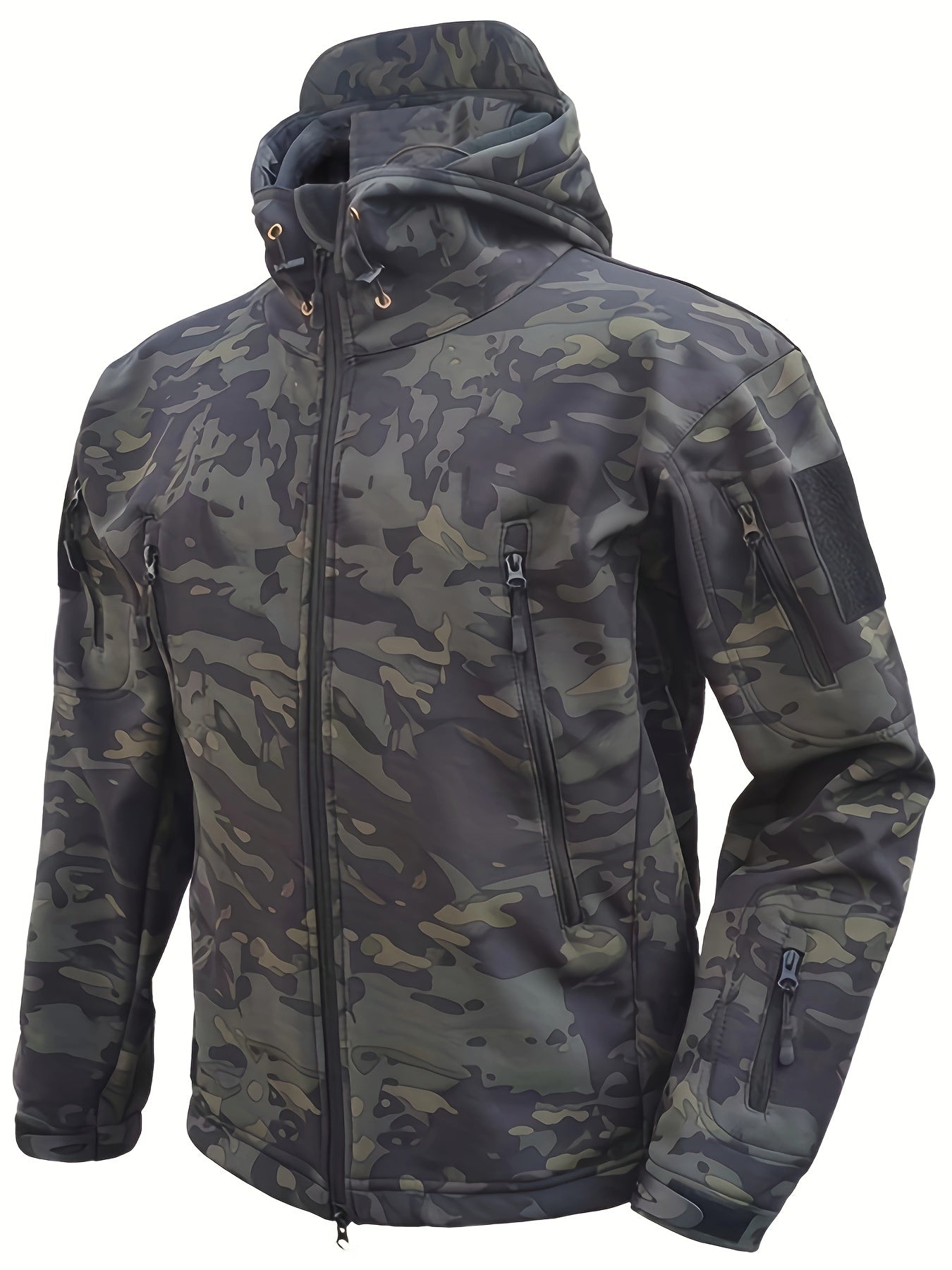 Tactisch Softshell Camouflage Buitenjasje Waterdicht Winddicht Voor Mannen | Perfect voor buitenactiviteiten