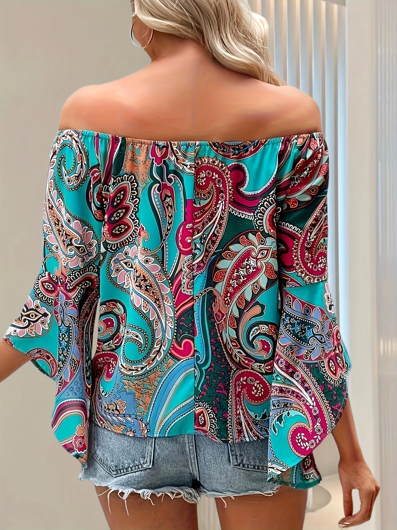 Conny Motif floral décontracté avec pull à épaules