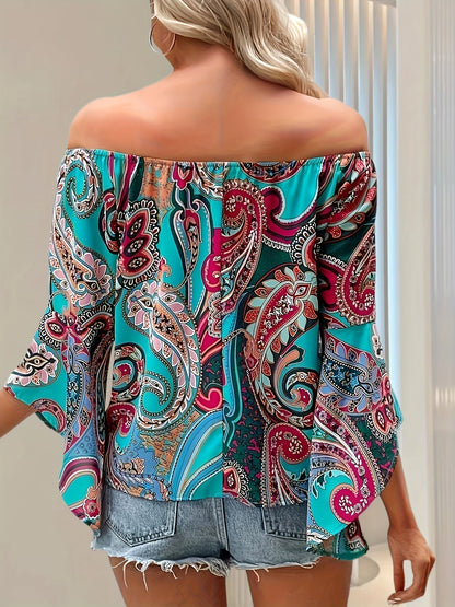 Conny Motif floral décontracté avec pull à épaules