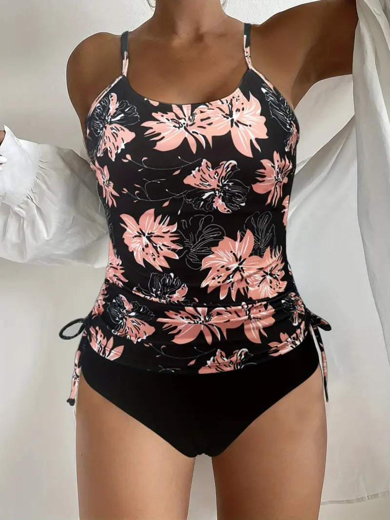 Stijlvolle bikini met bloemmotief