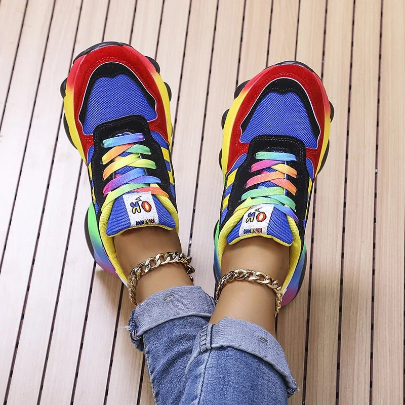 Annemijn | Comfortabele sneakers voor dames in kleurrijke stijl