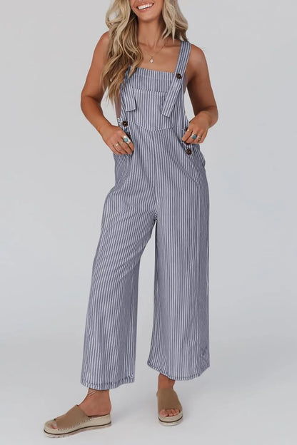 Amy - Gestreepte Dames Jumpsuit