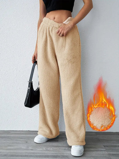 Tashi - Elastische broek met hoge taille voor dames
