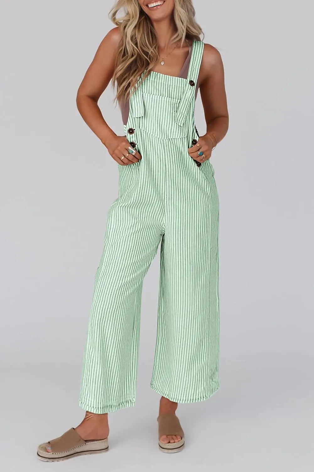 Amy - Gestreepte Dames Jumpsuit