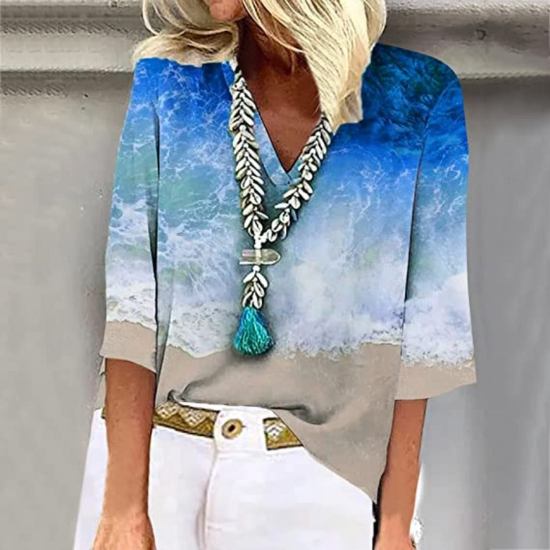 Brittley | Elegante veelkleurige blouse voor dames