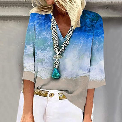 Brittley | Elegante veelkleurige blouse voor dames