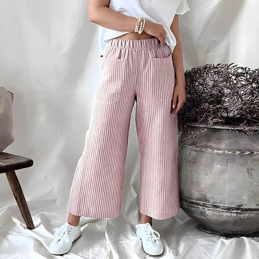 Leonie - Comfortabele gestreepte broek