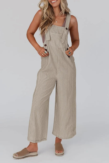 Amy - Gestreepte Dames Jumpsuit