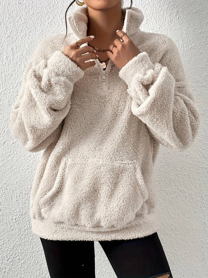 Sharon | Sweater Sweatshirt met rits