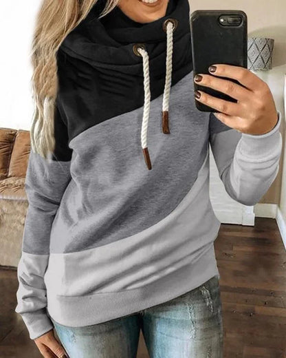 Amelian - Trendy Trekkoord Hoodie voor Vrouwen