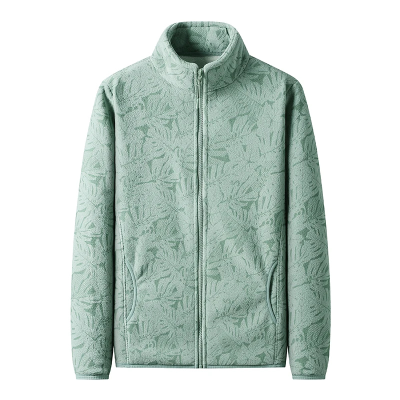 Brielle Jacket | Women's Leaf Print Fleece Jacket