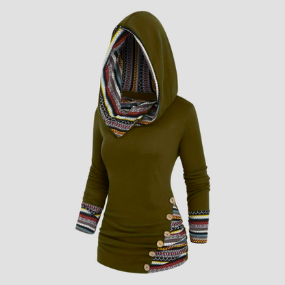 Marja - Bohemian-stijl hoodie voor dames