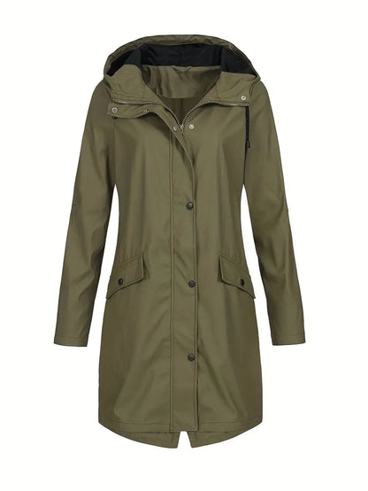 Casual jas met capuchon voor vrouwen