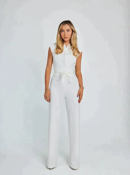 Clémence - Chique jumpsuit met wijde pijpen