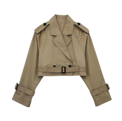 Vrouwen Korte trenchcoat