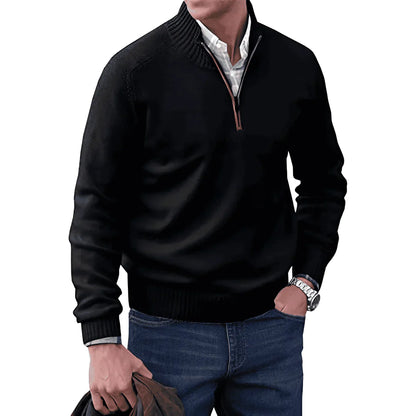 Benoit - Elegante Kasjmier Zip Sweater