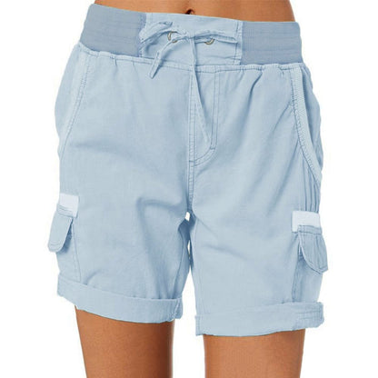 Vrijetijdsshort met hoge taille voor dames