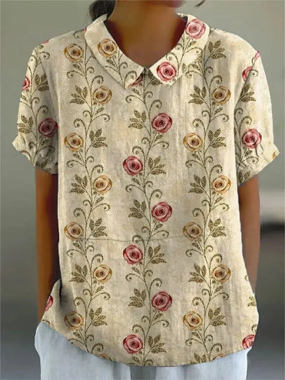 Blouse met bloemenprint voor dames