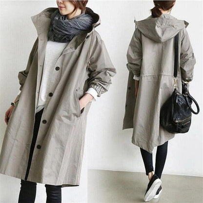 Bellerue - waterdichte trenchcoat met capuchon