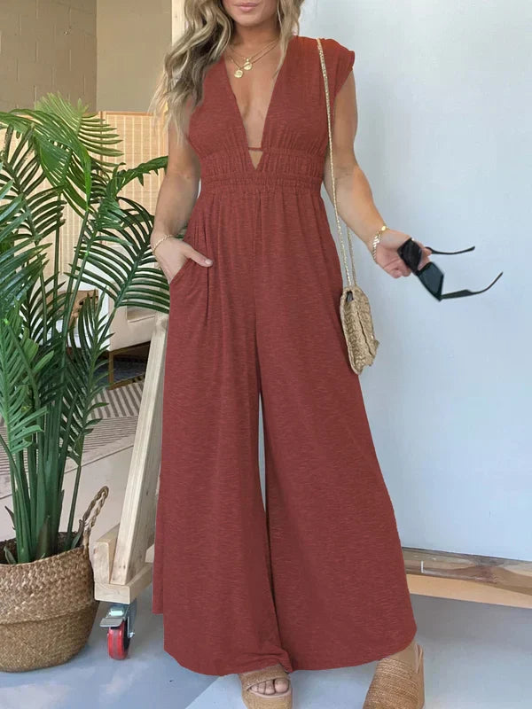 Marie - Comfortabele jumpsuit met V-hals