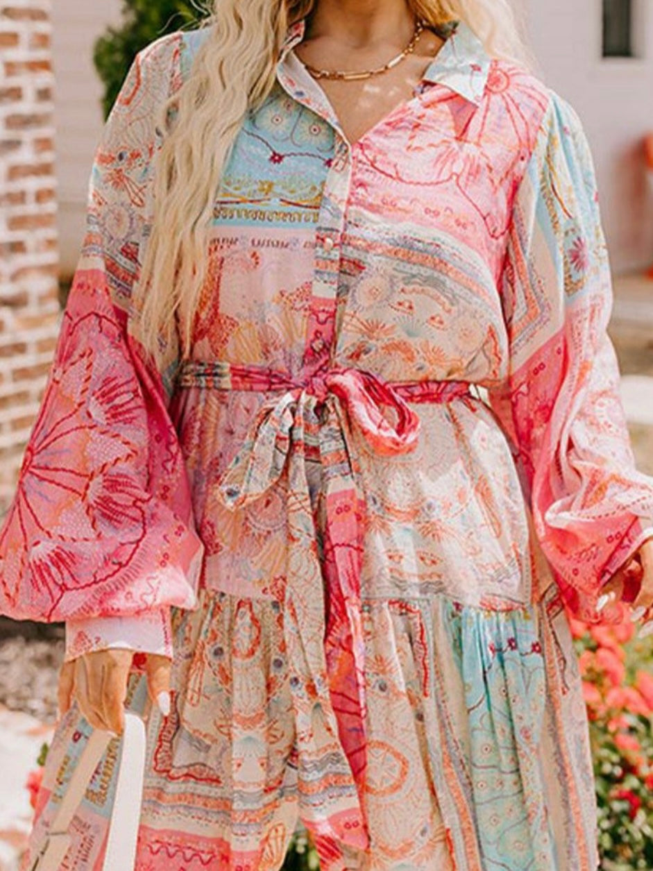 Boho Patches Jurk