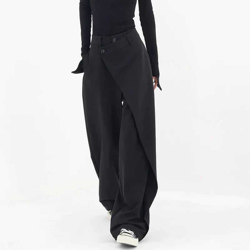 Asymmetrische baggy broek - Abby