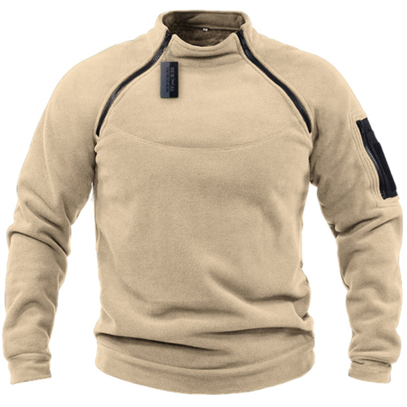 Zacharias Trui | Heren Fleece Zip-Up Trui