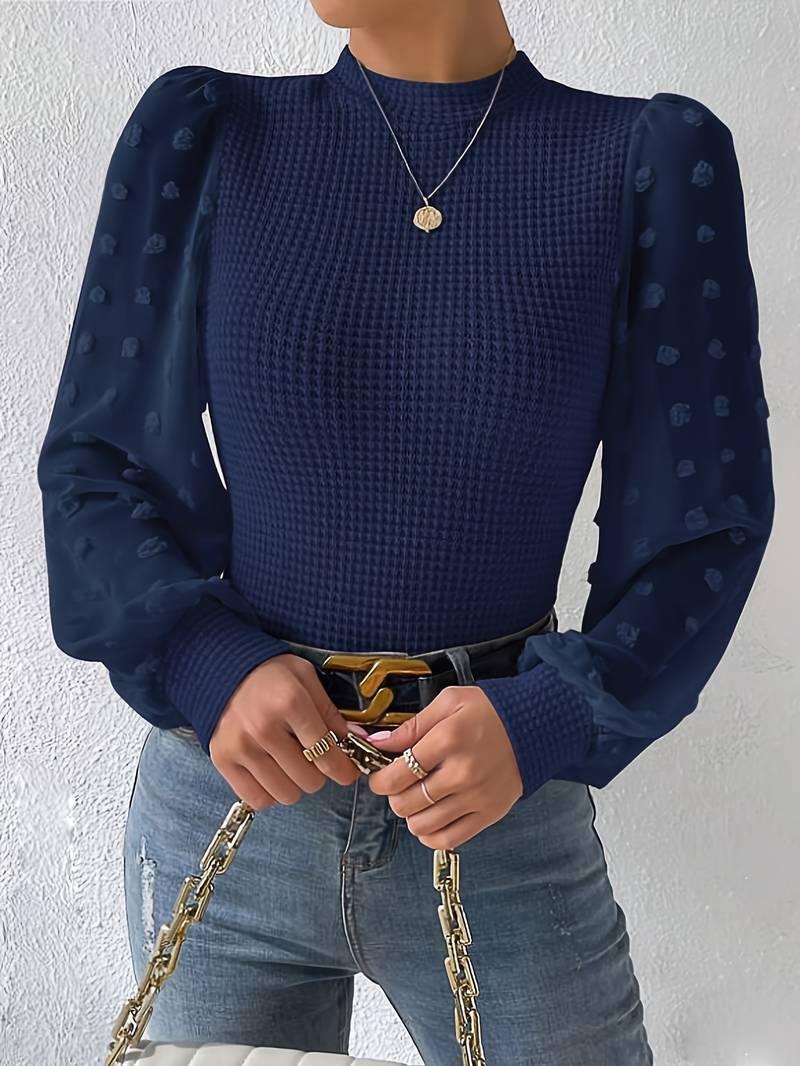 Gebreide top met lange mouwen voor dames