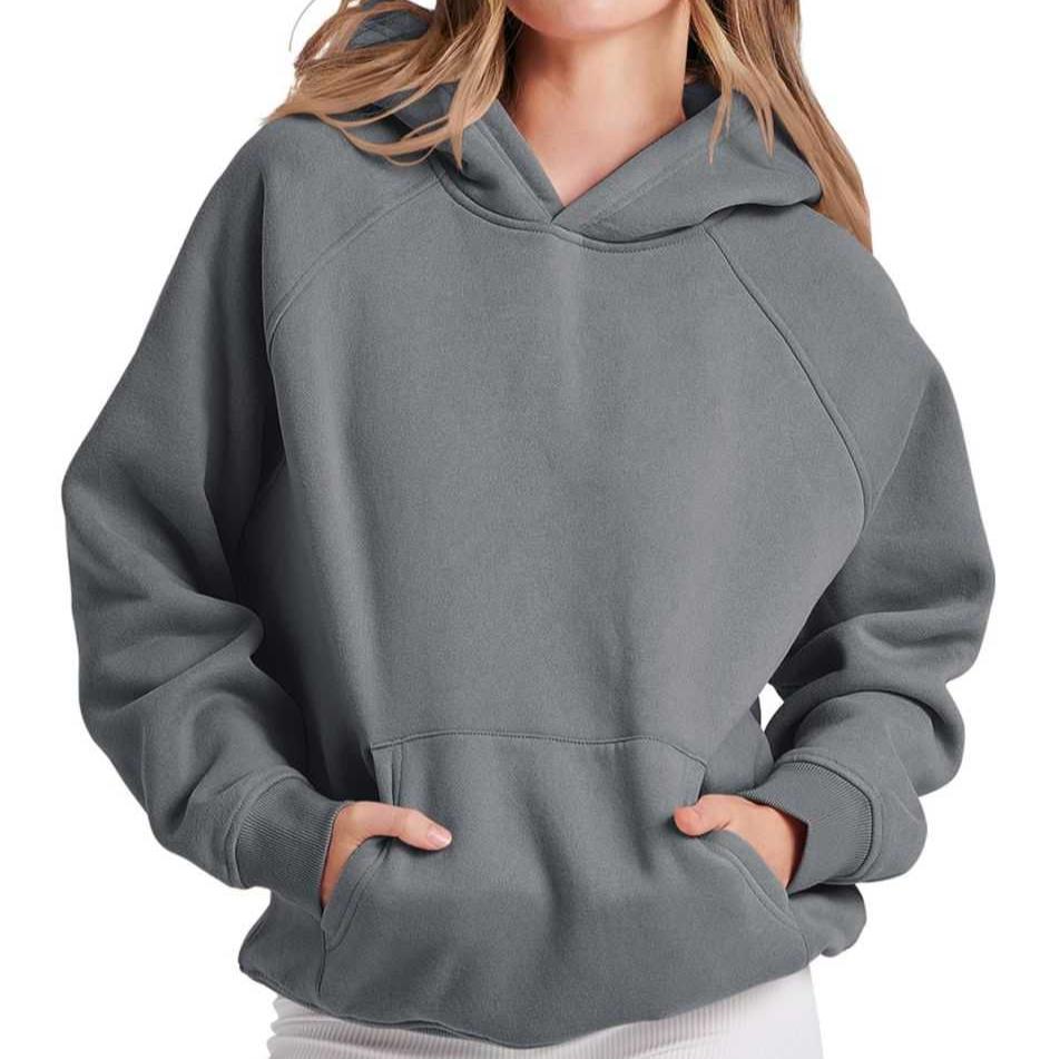 Sharon | Stijlvolle Herfst Oversized Fleece Hoodie Voor Vrouwen