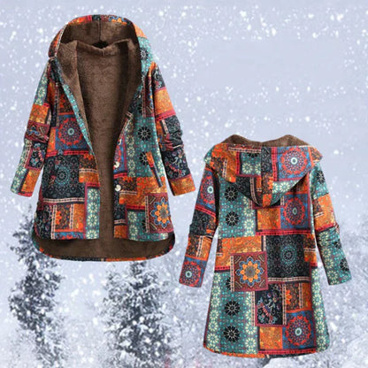 Whitney Coat | Stylish Boho Winter Coat with Hood