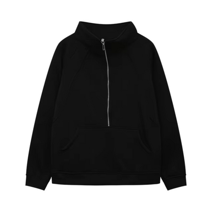 Aimee - Winter Half Rits Sweat Shirt