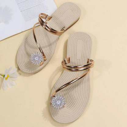 Aislee | sandalen met sneeuwvlokpatroon