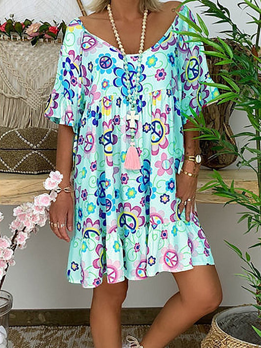 Aisley Vrouw Shift jurk