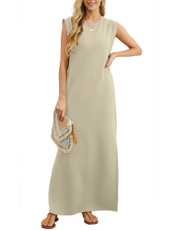Aldina Kreukvrije split casual jurk