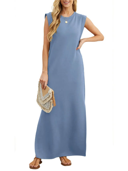 Aldina Kreukvrije split casual jurk