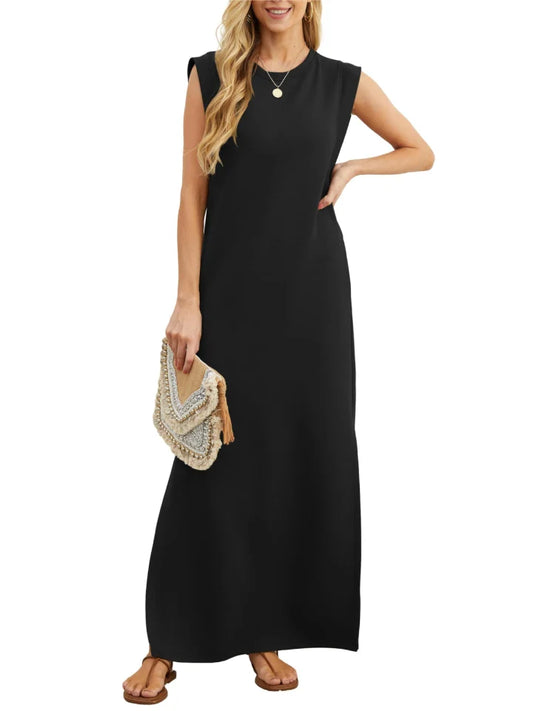 Aldina Kreukvrije split casual jurk