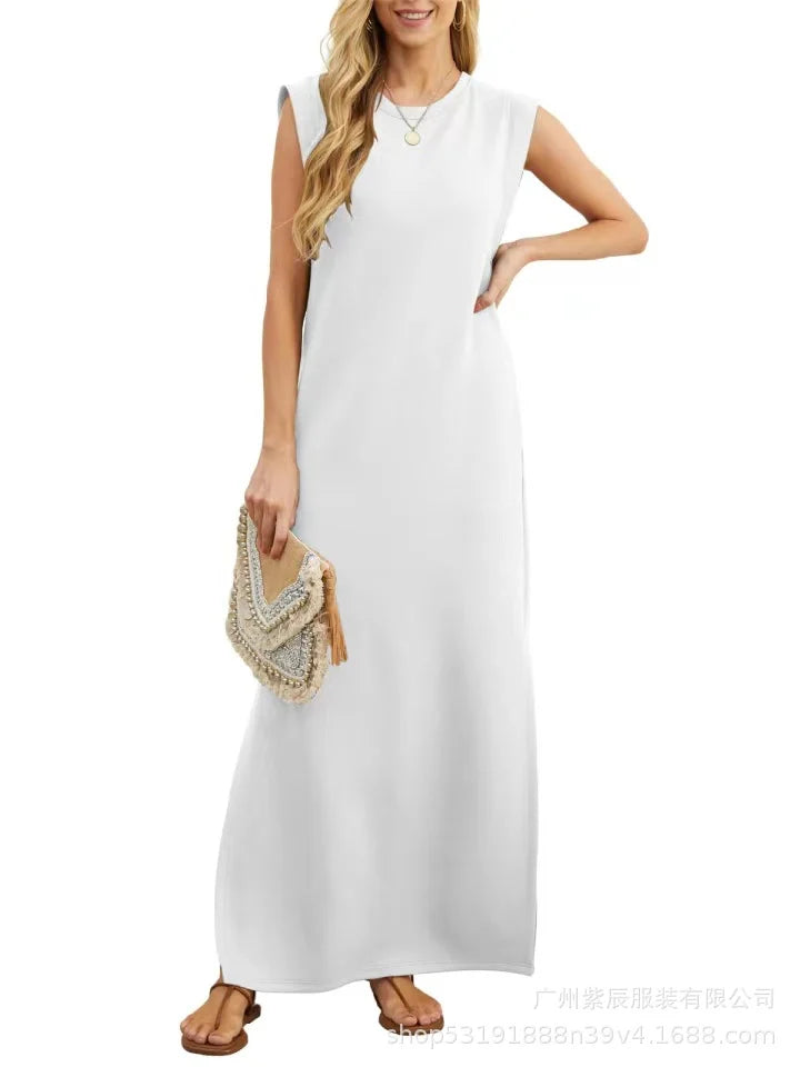 Aldina Kreukvrije split casual jurk