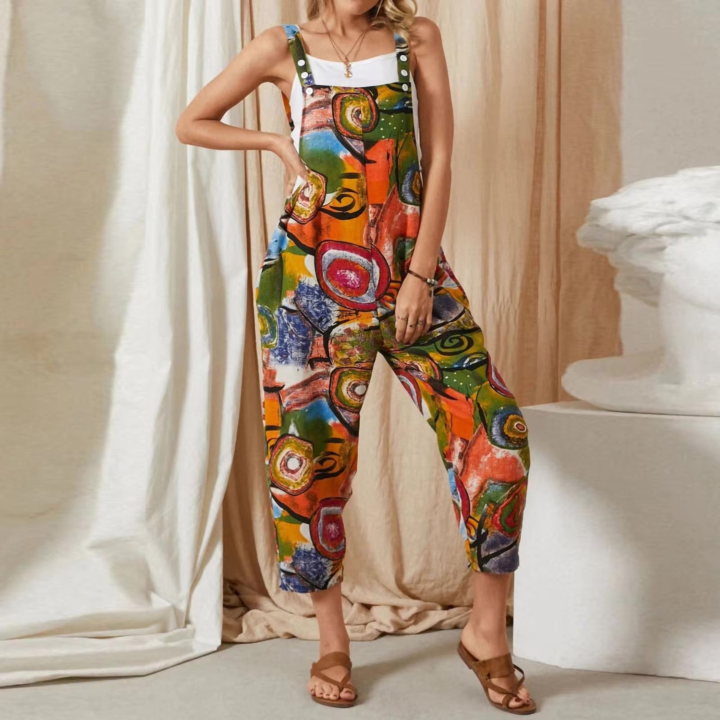 Alida - Kleurrijke Jumpsuit