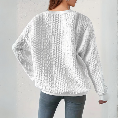 Alma - Casual Sweatshirt met ronde hals