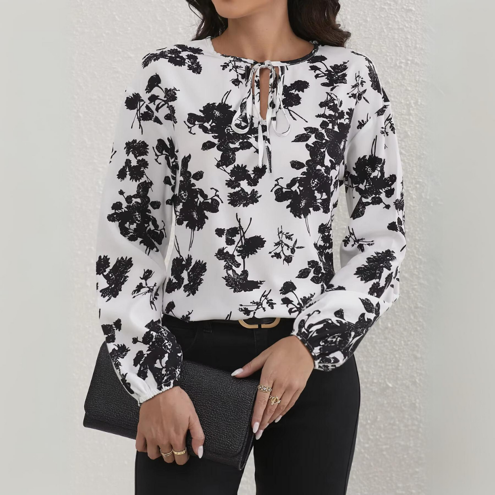 Althaia - Elegante Bloemenblouse