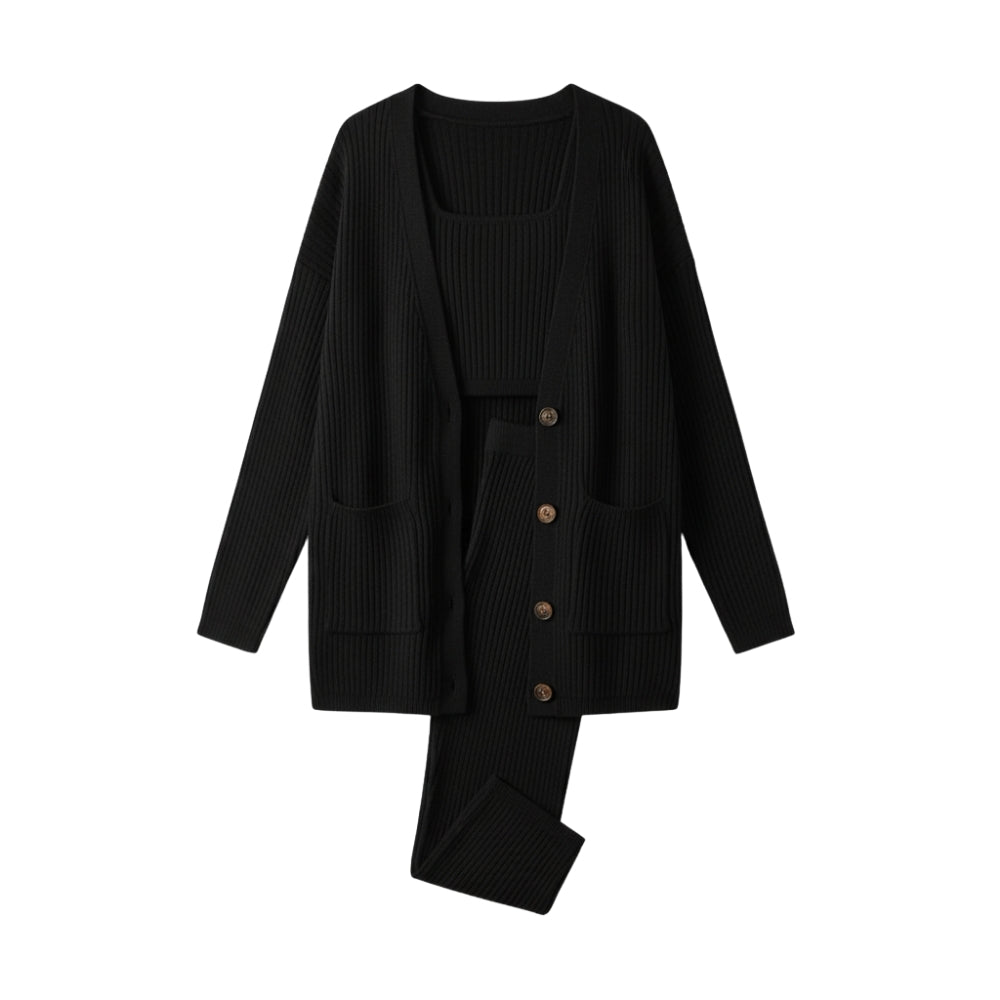 Arden | Driedelige dames set – vest, jasje & broek
