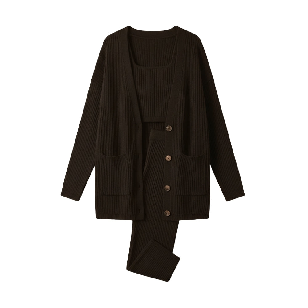 Arden | Driedelige dames set – vest, jasje & broek