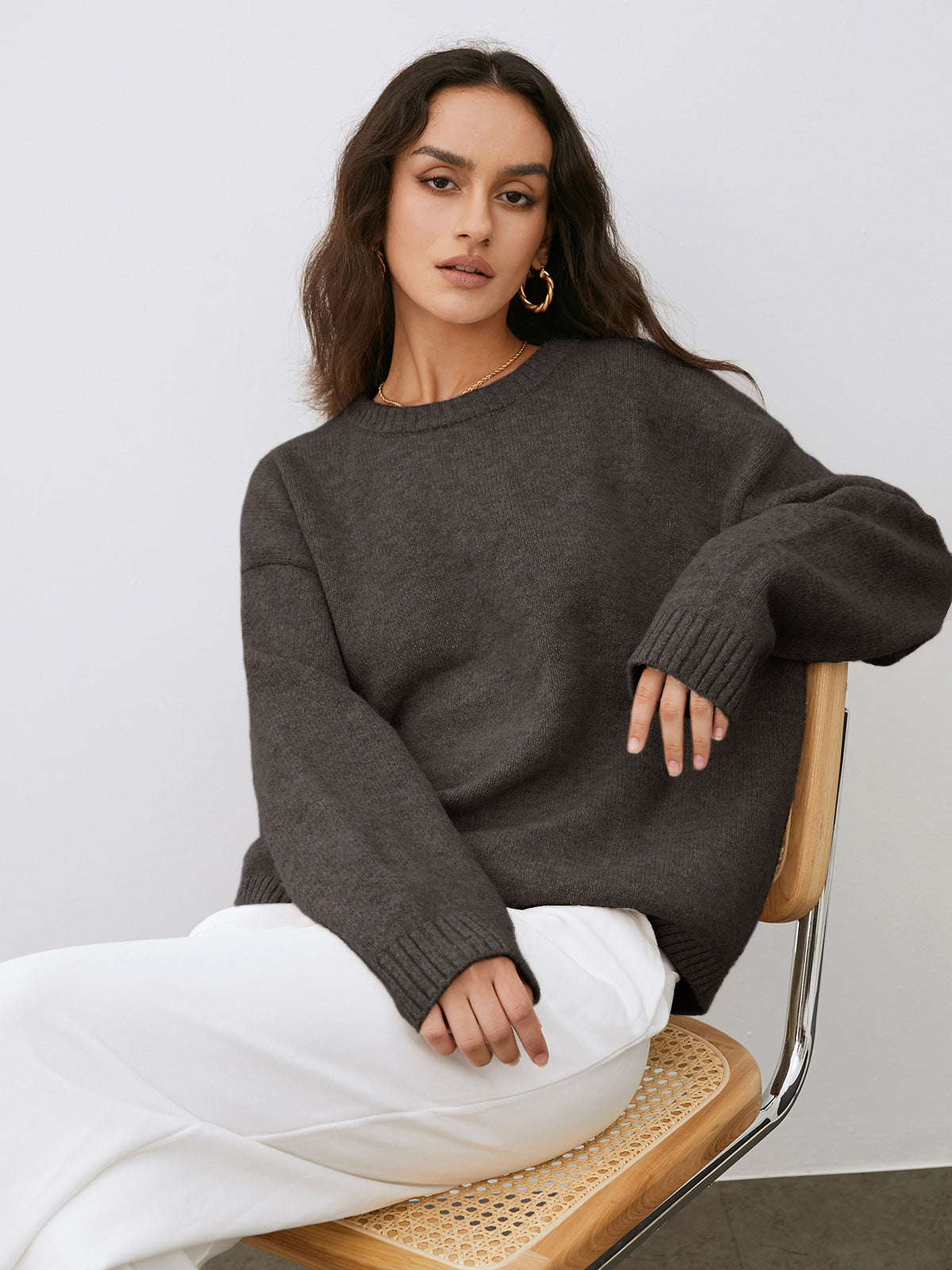 Lightweight Cloud Weather Pullover Sweater/Trui