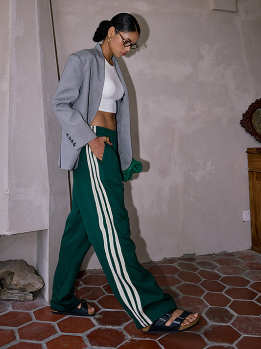 Nina | Relaxed Fit Broek | Moderne Sportieve Look | Premium Katoenblend