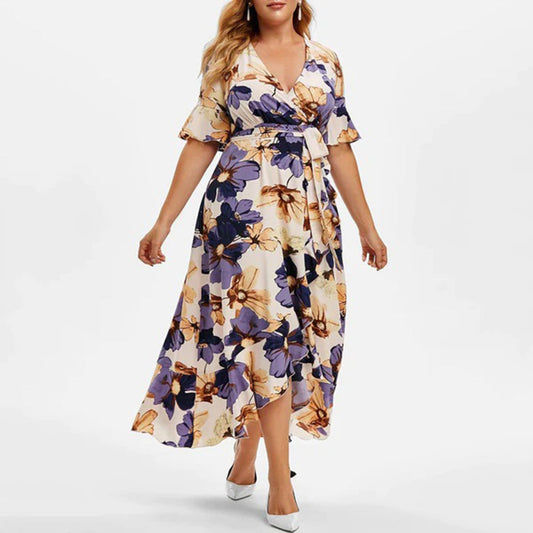 Gebloemde maxi jurk