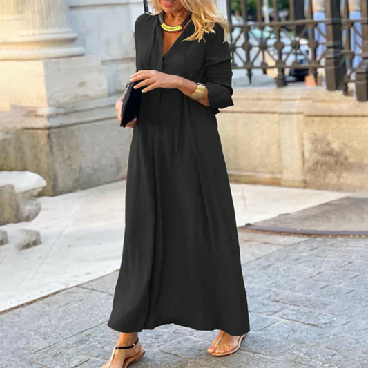 Dames comfortabele maxi jurk