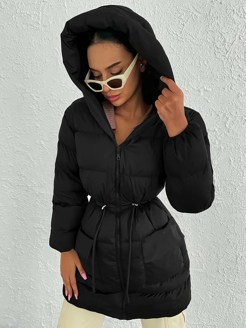 Sharon | Dames Winter Hoodie Getailleerd Effect